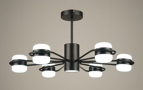 Люстра светодиодная акриловая Sirius B N4557/6 BK SP000035030 фото