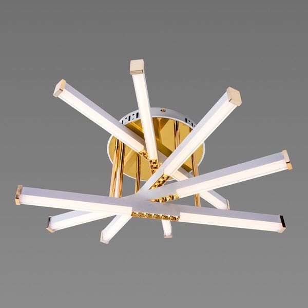 Люстра светодиодная акриловая Sirius B YH839/5 WT+GD 65W SP000040552 фото