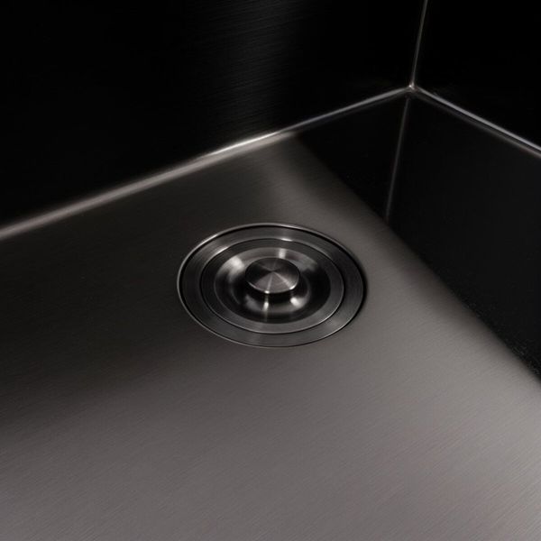 Кухонна мийка чорна 60*50 PVD VALESO Handmade ECN (2,0/0,5) SP000044310 фото