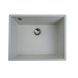 VALESO OASIS 5444 Granite Kitchen Sink in Speckled White, Matte Finish