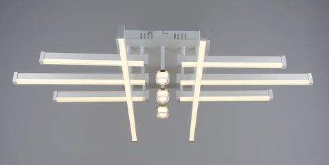 Люстра светодиодная акриловая в гостиную Sirius YH1316/8+3 SP000045211 фото
