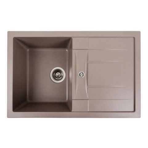 Гранитная мойка VALESO 7850 TROYA матовая, дюна SP000047347 фото