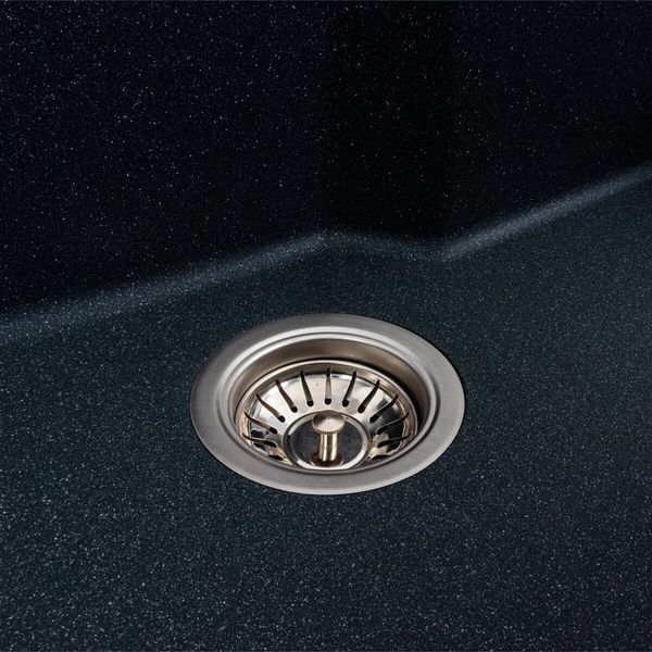 VALESO NIKA 7545 Granite Kitchen Sink in Anthracite, Matte Finish