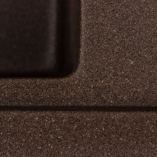 VALESO ESTERIS 6550 Granite Kitchen Sink in Dark Rock, Matte Finish