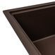 VALESO ESTERIS 6550 Granite Kitchen Sink in Dark Rock, Matte Finish