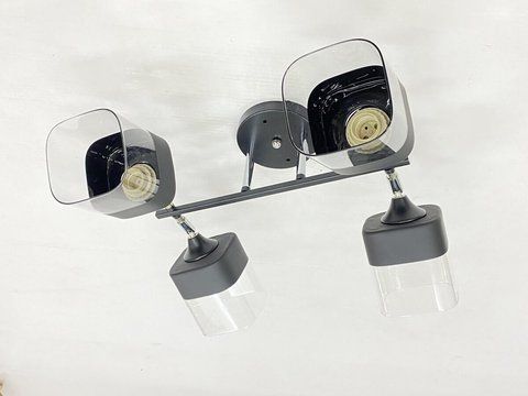 Потолочная Люстра на 4 плафона VALESO 91134/4 (Черный+Хром) SP000048396 фото