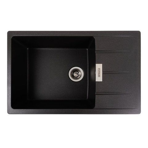 Гранитная мойка для кухни Platinum ROMA 7850 матовая Морион SP000040854 фото