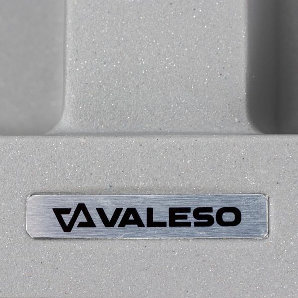 Мийка гранітна сірий металік VALESO 7950 VIATRIX (дві чаші, матова) SP000049378 фото