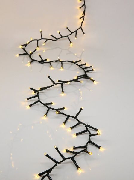 Гірлянда Новорічна світлодіодна &laquo;Феєрверк&raquo; VALESO багаторежимна, 200 LED, 2.3 м, тепле світло, зелений дріт SP000050179 фото