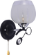 Бра настенное VALESO 2053/1 черный+хром SP000052776 фото 3