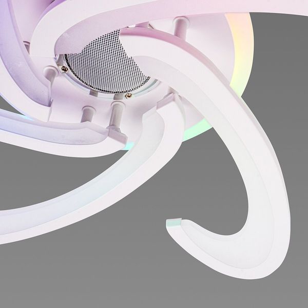 Люстра потолочная светодиодная с музыкальной колонкой и RGB подсветкой для гостиной и спальни VALESO YZD1274 SP000052024 фото