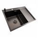 Кухонная мойка CM 65*50 L PVD черная VALESO Handmade 3.0/1.0 SP000043035 фото 5