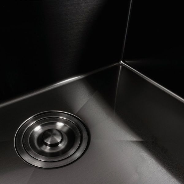 Кухонна мийка чорна PVD 78*46 Platinum Handmade SP000041338 фото