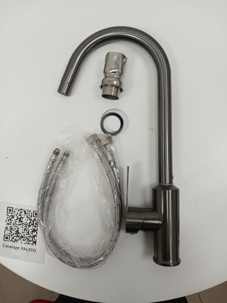 Кухонний змішувач VALESO TH36 PVD чорний SP000044385 фото