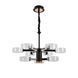 Люстра светодиодная акриловая Sirius N 3705-6 3 BLACK GD 98W SP000029831 фото 3