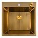 Кухонна мийка 50*50 PVD Gold Valeso Handmade (сифон круглий, 3,0/0,8) SP000044305 фото 1