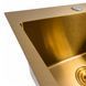 Кухонна мийка 50*50 PVD Gold Valeso Handmade (сифон круглий, 3,0/0,8) SP000044305 фото 4