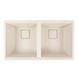 VALESO ENIGMA 7945 Granite Kitchen Sink in Speckled White, Matte Finish