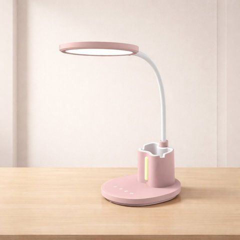 Лампа настольная гибкая светодиодная Sirius BL-1503 розовая SP000043586 фото