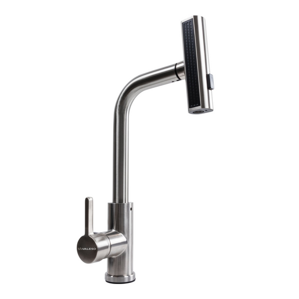 2in1 Set Kitchen Sink Handmade CM 65*50 L Stainless Steel + Faucet XK08A VALESO SP000051443 фото