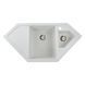 VALESO PANDORA 9950 Granite Kitchen Sink in Speckled White, Matte Finish