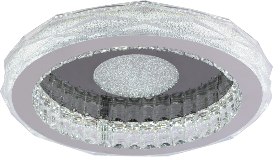 Люстра стельова VALESO S1001-500C DARK CHROME+CR, хром, LED 114W SP000052262 фото