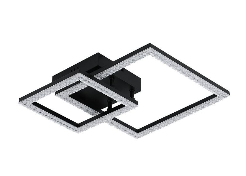 Люстра стельова VALESO 3452/1+1 чорна, LED 56W SP000052397 фото