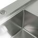 Кухонна мийка VALESO Handmade 580х480х220 L нержавійка (товщина 3,0/1,5 мм + дозатор в комплекті) SP000032277 фото 5