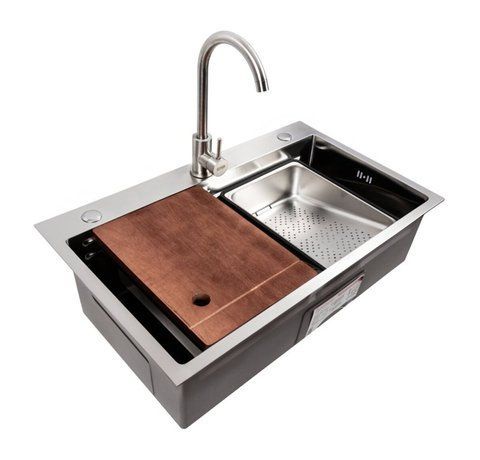 Кухонна мийка Valeso Handmade CM 75*46B Workstation з нержавіючої сталі SP000045373 фото