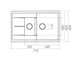 Гранитная мойка для кухни Platinum 7850W TOSKANA матовая Микс SP000025169 фото 3