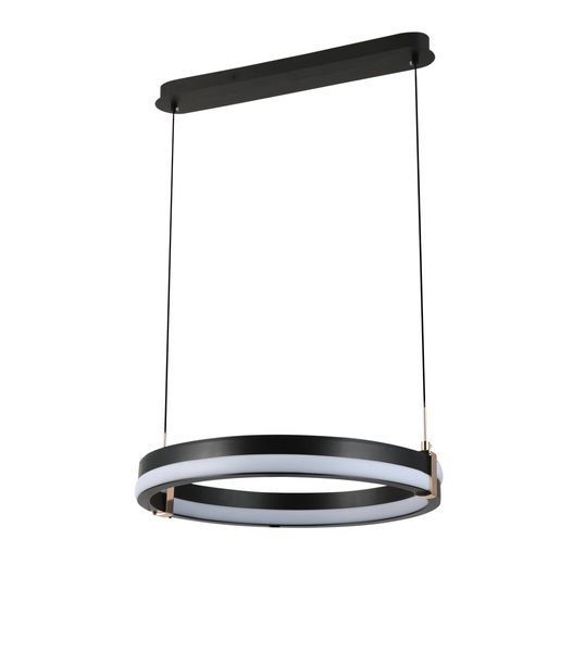 Подвесная LED-люстра VALESO G 2919/500D 108W, с пультом 2.4G с затемнением Черный+Золото SP000045638 фото