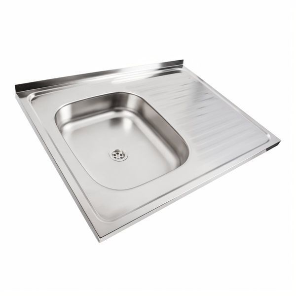 Мийка кухонна з нержавіючої сталі Platinum 8060 L (0,4/120 мм) SP000000598 фото