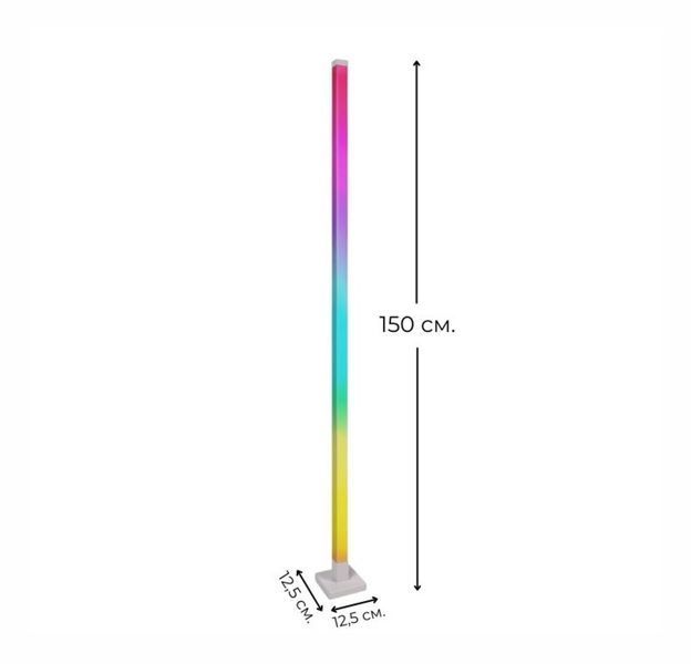 Торшер підлоговий Світлодіодний VALESO LED RGB IC Розумний 150см Музична Синхронізація VALESO SP000050183 фото