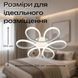 Люстра стельова LED VALESO 77111/500 біла, 98W SP000052234 фото 2