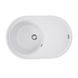 VALESO LIRA 7750 Granite Kitchen Sink in Snow White, Matte Finish