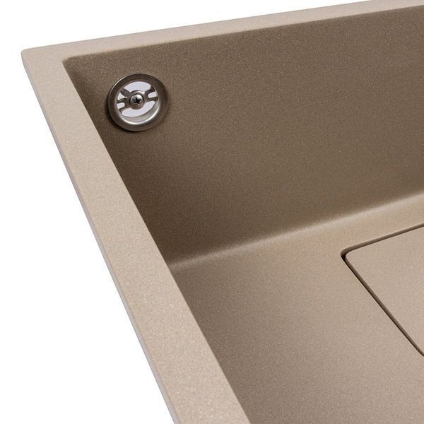 VALESO AMELI 5444 Granite Kitchen Sink in Titanium, Matte Finish
