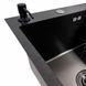 Кухонна мийка CM 78*50 L PVD чорна VALESO Handmade 3.0/1.0 SP000033656 фото 3
