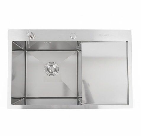 Кухонна мийка CM 78*50 L D&Eacute;COR нержавійка VALESO Handmade (3.0/1.0) SP000043037 фото
