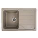 VALESO VERONA 7850 Granite Kitchen Sink in Titanium, Matte Finish