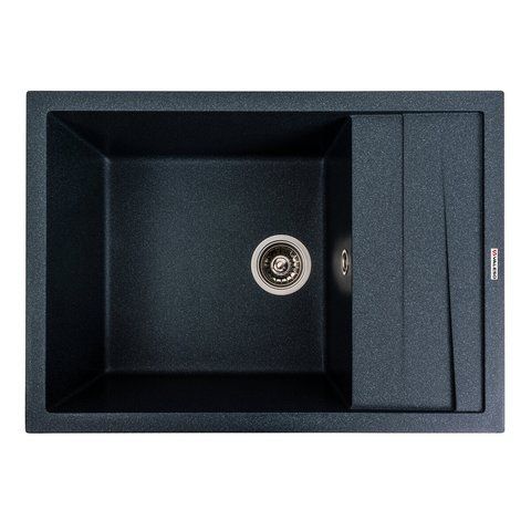 VALESO CASCADA 7050 Granite Kitchen Sink in Anthracite, Matte Finish