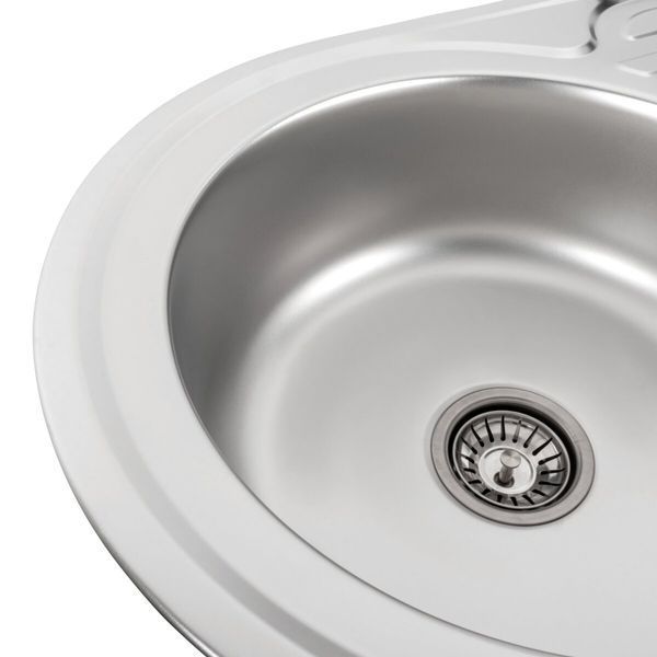 Кухонная мойка из нержавеющей стали Valeso 7750 САТИН (0,8/180 мм) SP000044170 фото