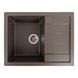 VALESO INTENSO 6550 Granite Kitchen Sink in Dark Rock, Matte Finish