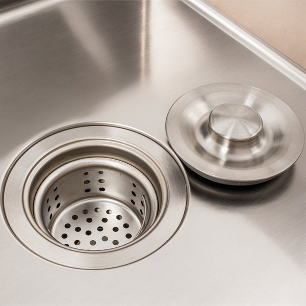 Кухонна мийка CM 78*50 L нержавійка VALESO Handmade (круглий сифон 3,0/0,8) SP000044287 фото