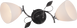 юстра потолочная VALESO 2084/2 черный+хром SP000052858 фото 3