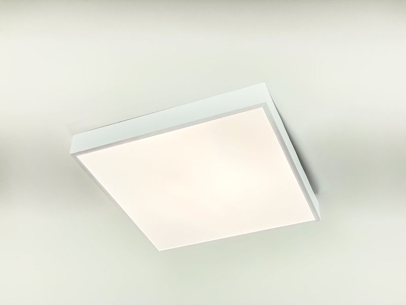 Люстра стельова світлодіодна для спальні та дитячої VALESO GLD-23415 &Oslash;300 36W з пультом біла SP000040122 фото