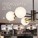 Люстра потолочная на 6 плафонов VALESO N6650/6 для гостиной и спальни Черный+Медь SP000045772 фото 4