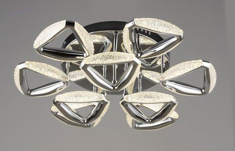 Люстра світлодіодна акрилова Sirius B YH1302/9 CH 54W SP000045189 фото