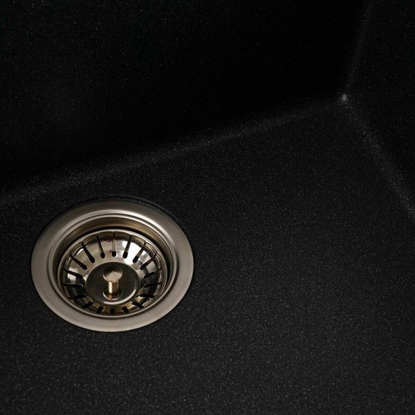 VALESO OASIS 5444 Granite Kitchen Sink in Anthracite, Matte Finish