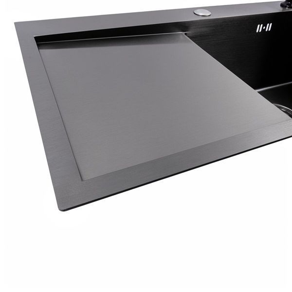 Кухонная мойка PVD черная VALESO CM 78*43 R Handmade SP000048198 фото