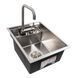 Кухонная мойка CM 40*50 скрытая нержавейка Platinum Handmade SP000043029 фото 1